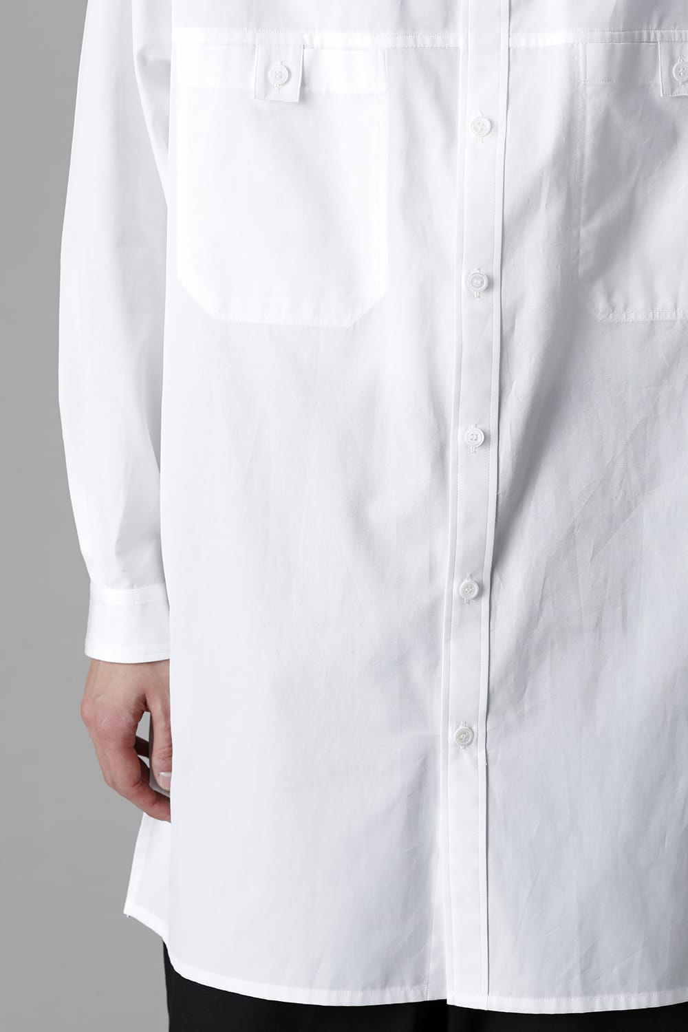 前切り替えポケットブラウス