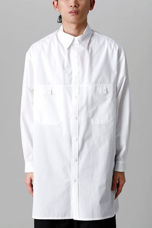 Front Paneled Pocket Blouse