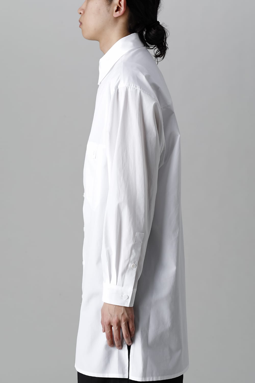 前切り替えポケットブラウス