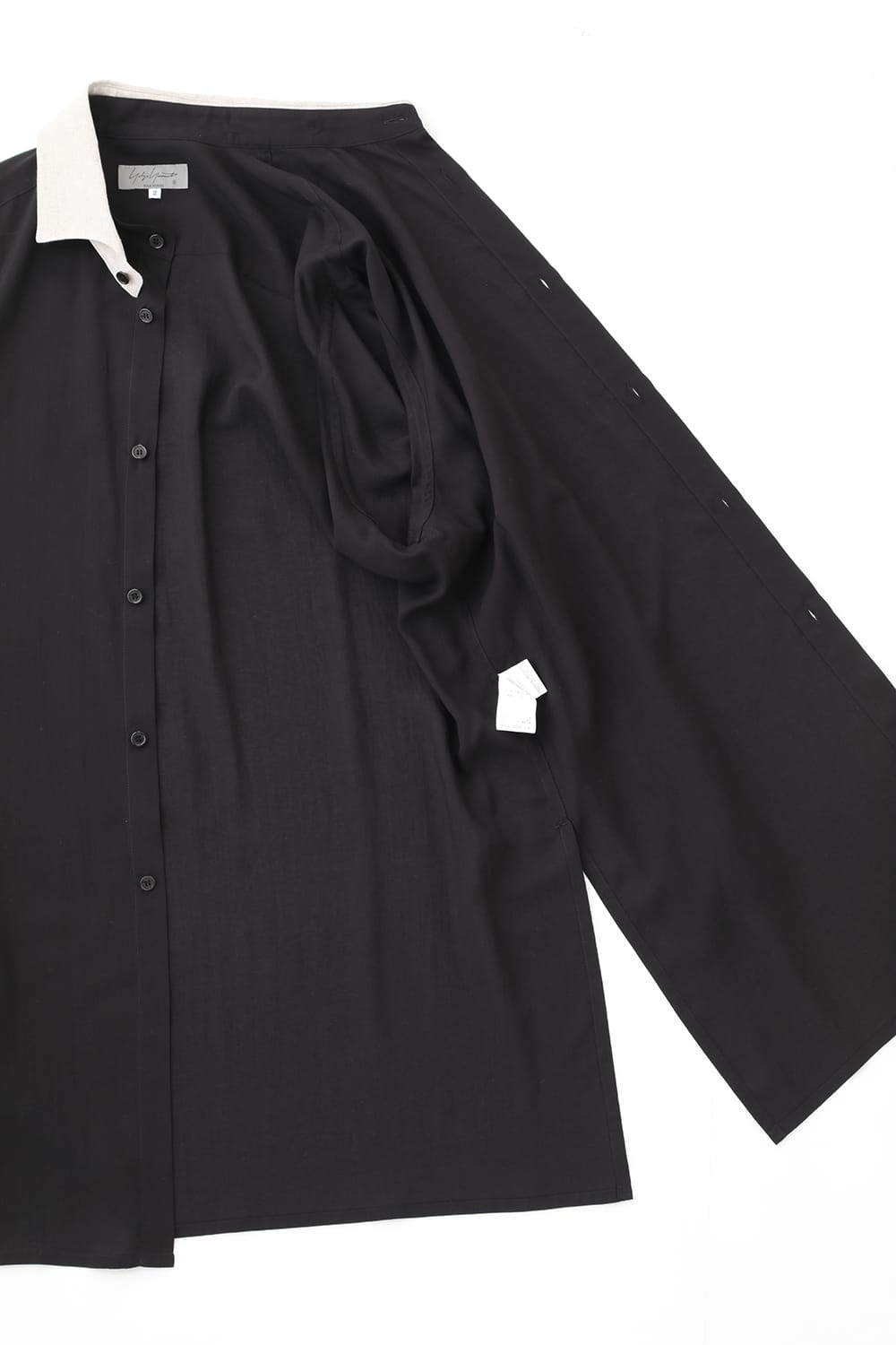 スペアカラー付きシャツブラウス