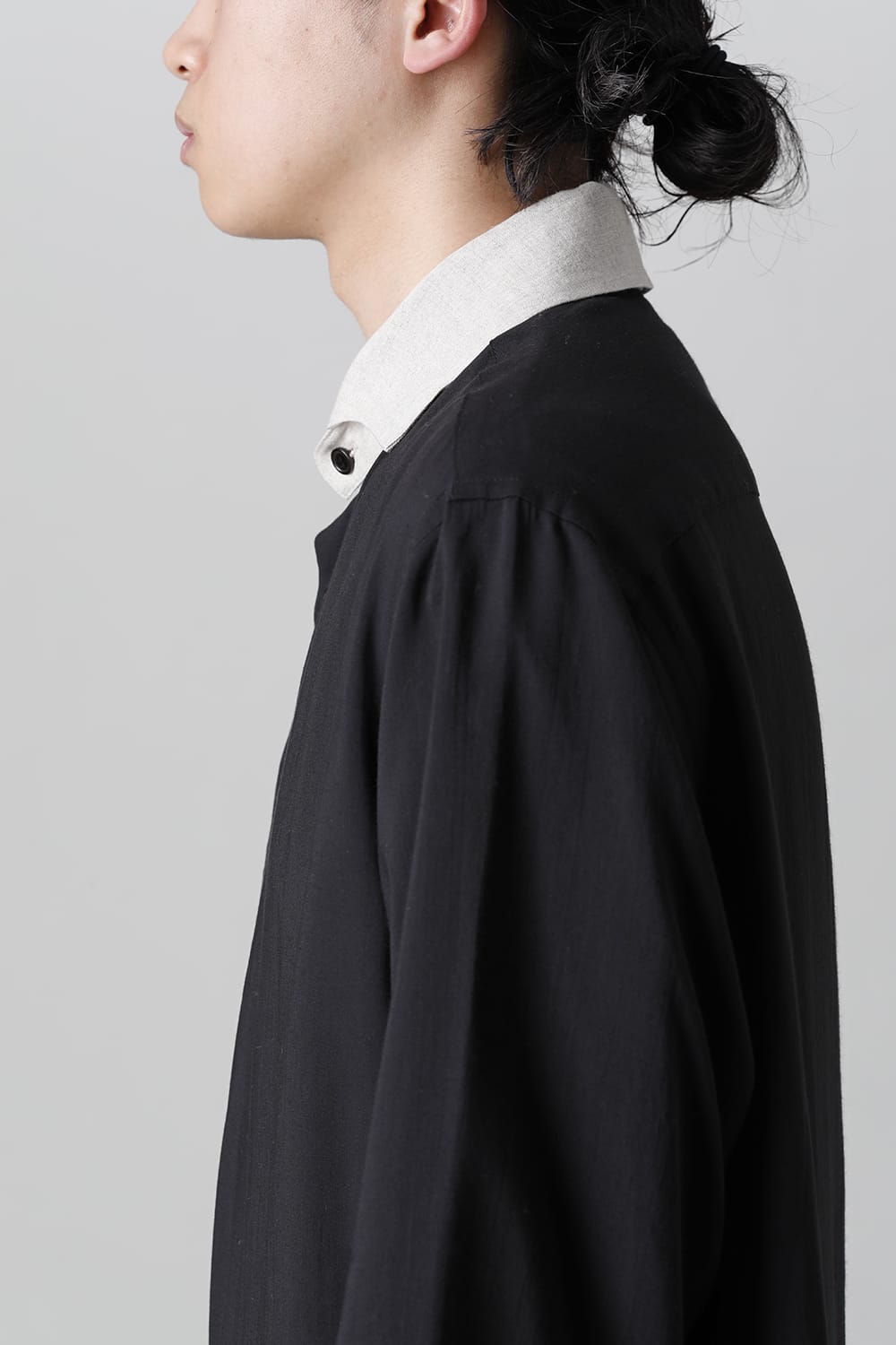 スペアカラー付きシャツブラウス