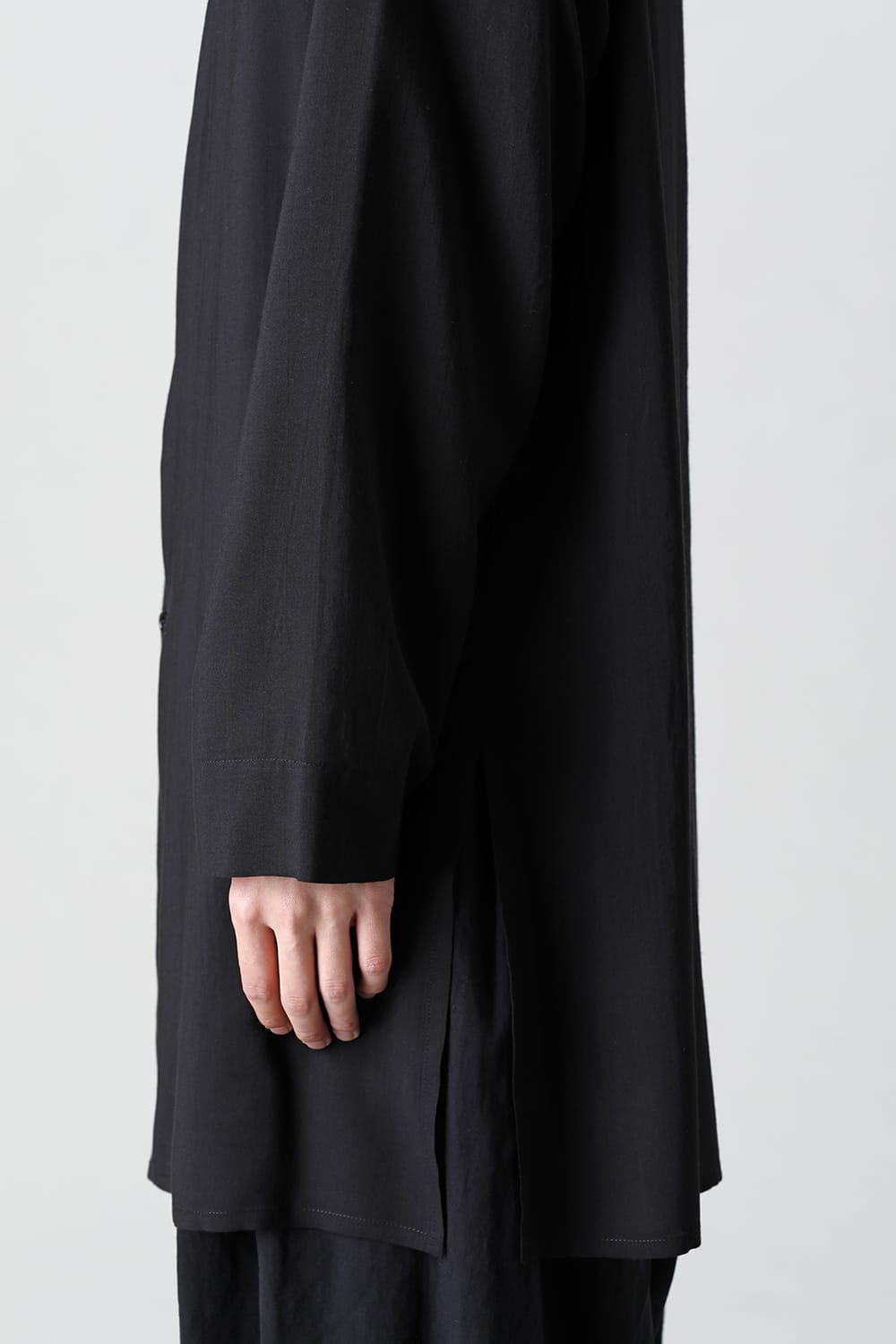 スペアカラー付きシャツブラウス