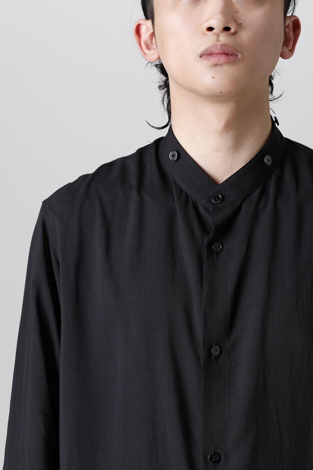 スペアカラー付きシャツブラウス