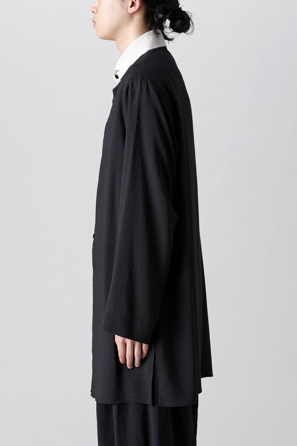 スペアカラー付きシャツブラウス