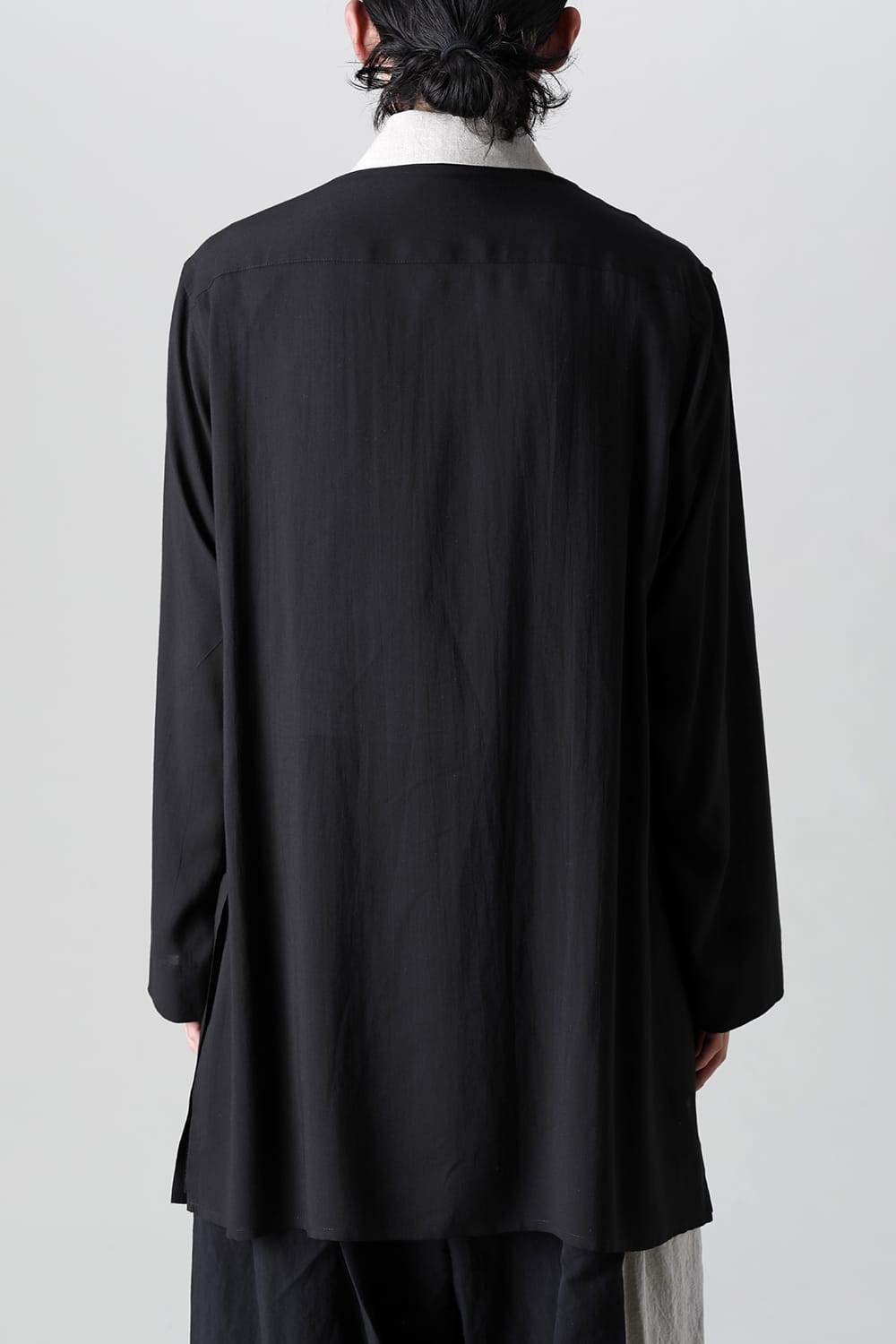 スペアカラー付きシャツブラウス