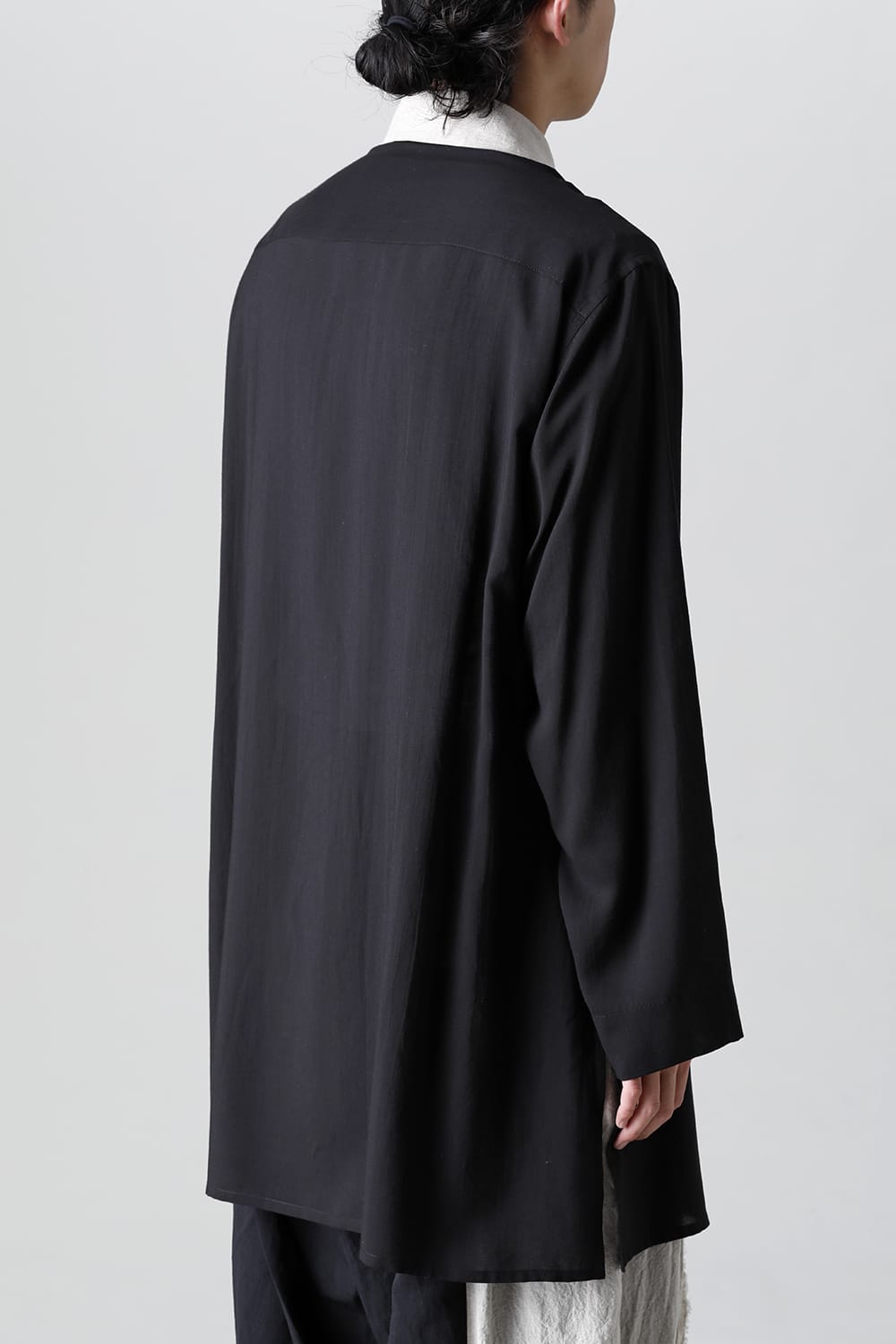 スペアカラー付きシャツブラウス