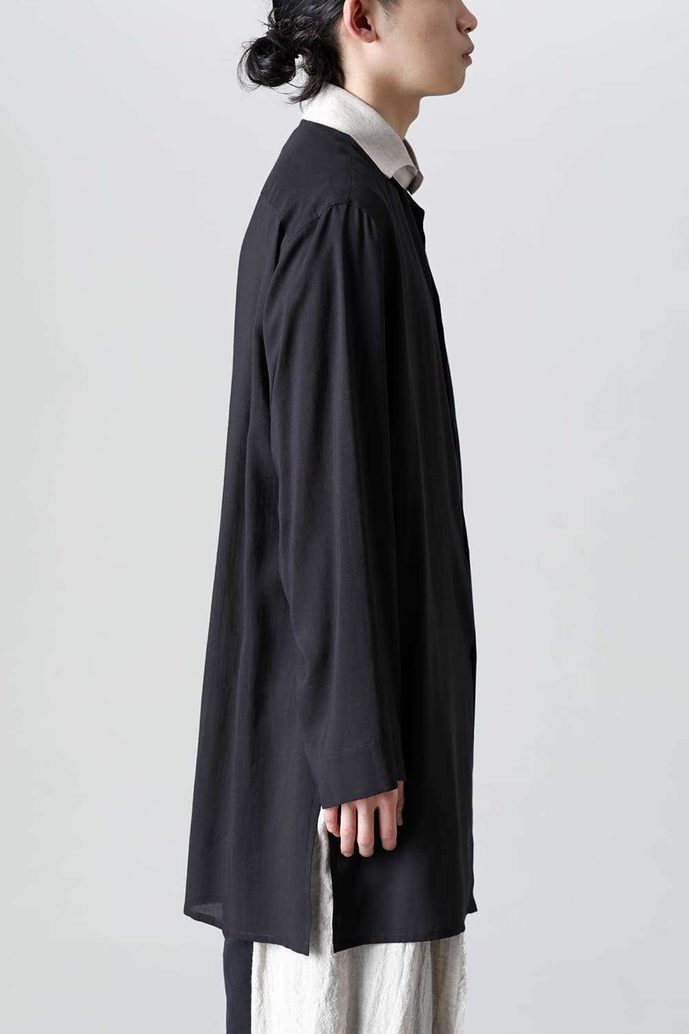 スペアカラー付きシャツブラウス