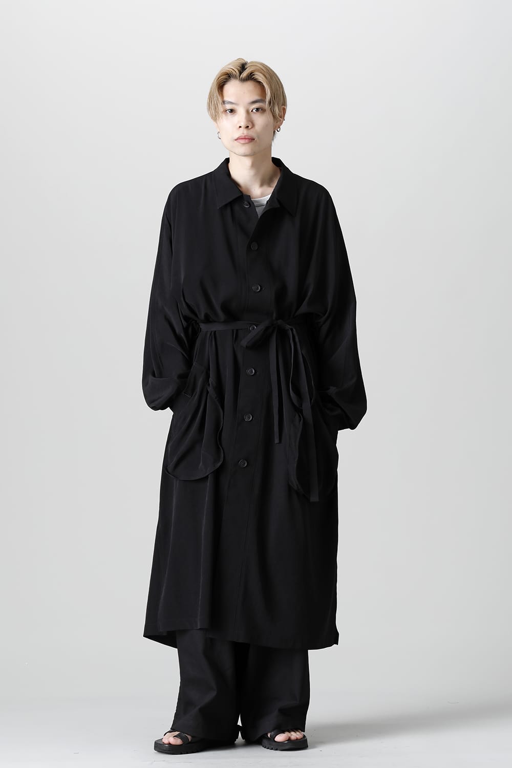 Back Gathered Coat