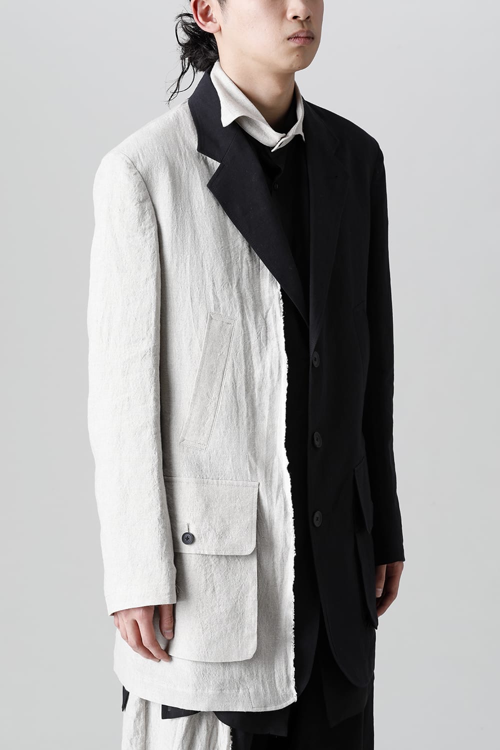 Right Front Cloth Box Pocket Jacket