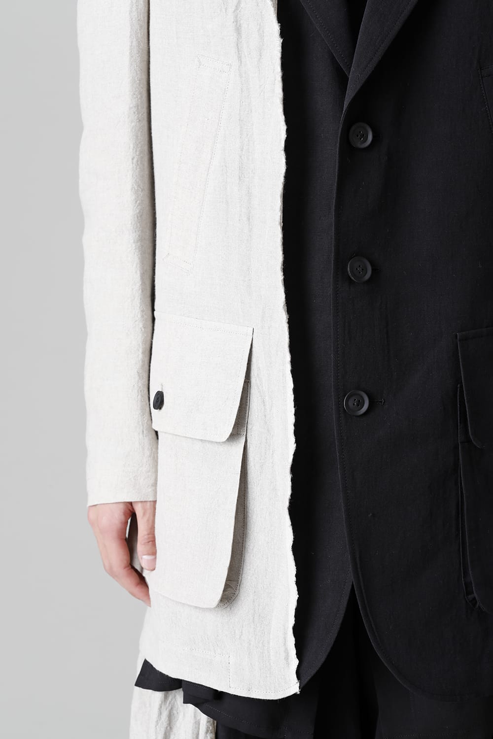 Right Front Cloth Box Pocket Jacket