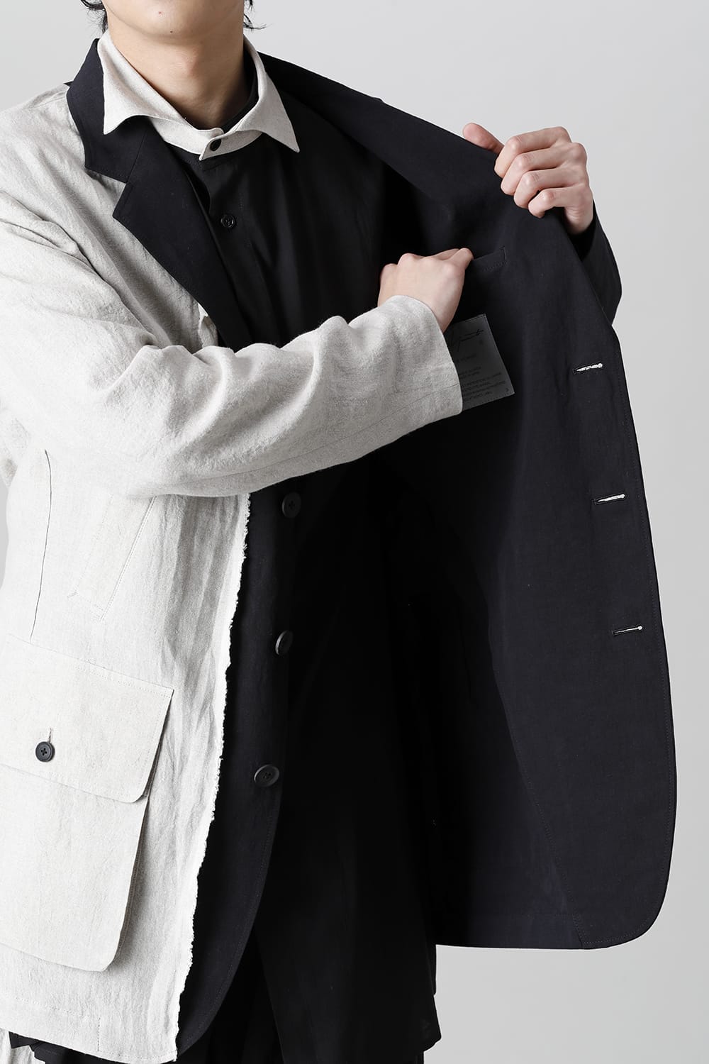 Right Front Cloth Box Pocket Jacket