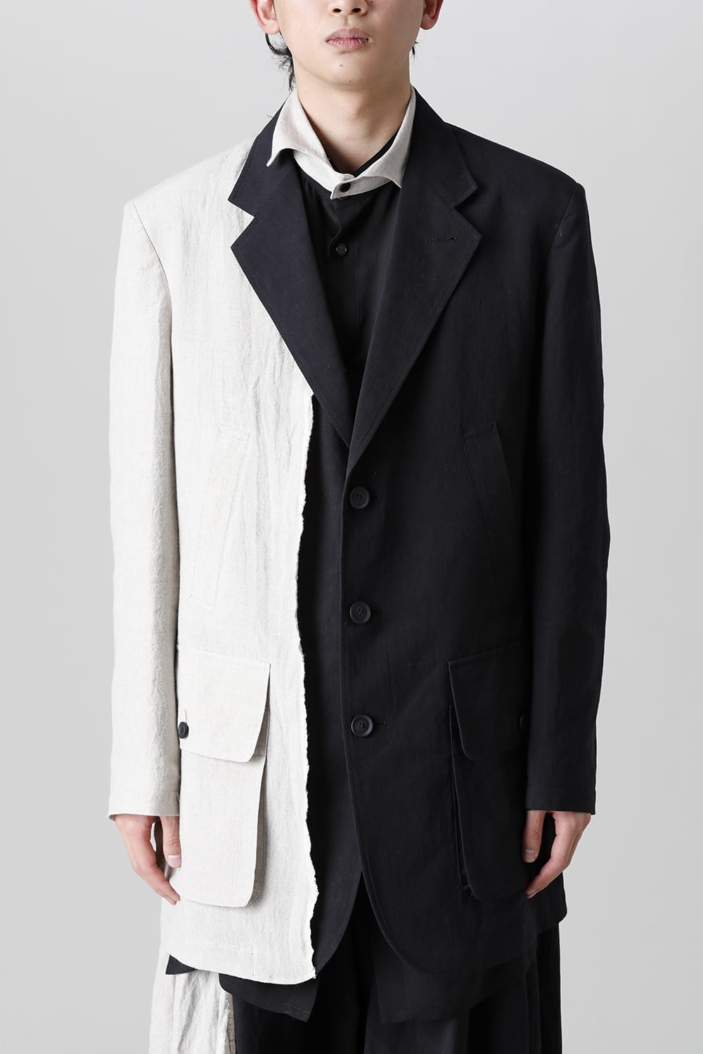 Right Front Cloth Box Pocket Jacket