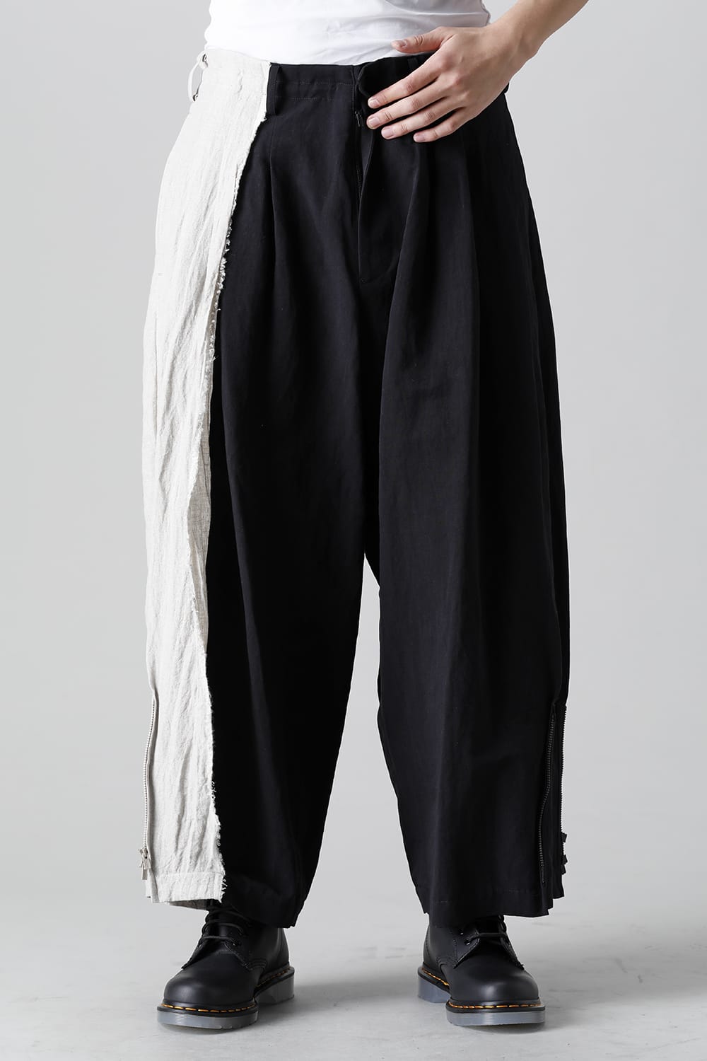 生成切脇ファスナーパンツ