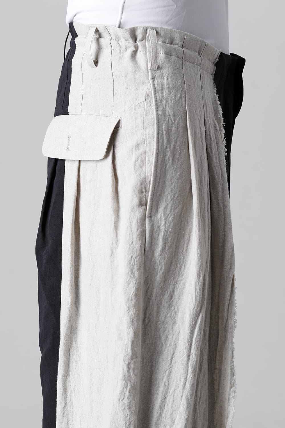 生成切脇ファスナーパンツ