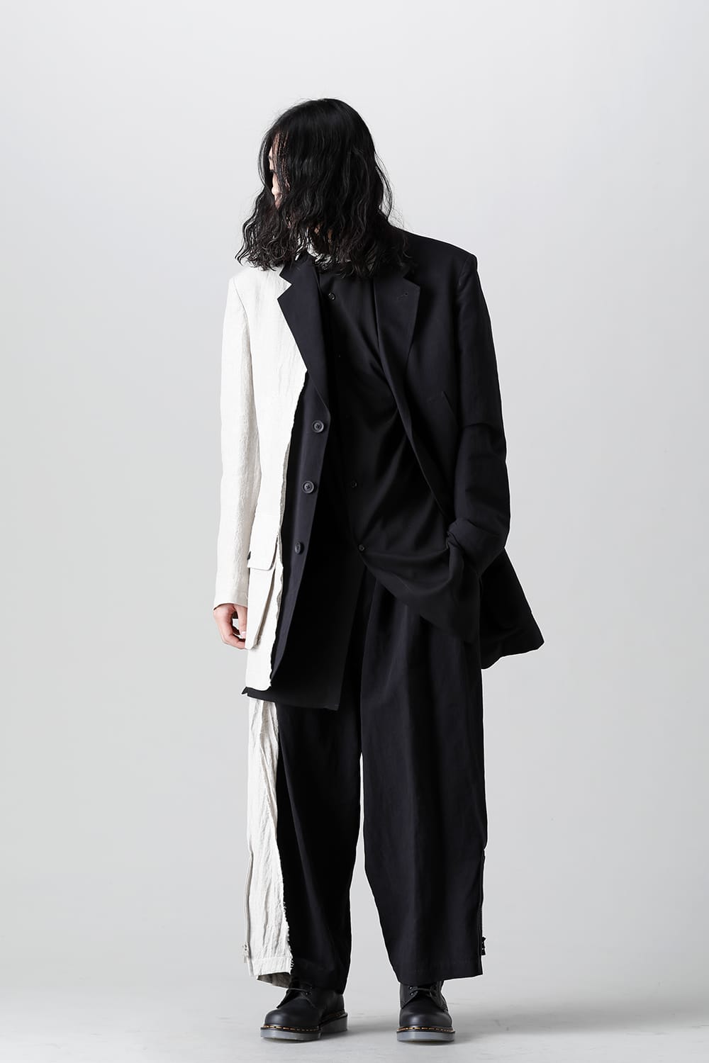 生成切脇ファスナーパンツ