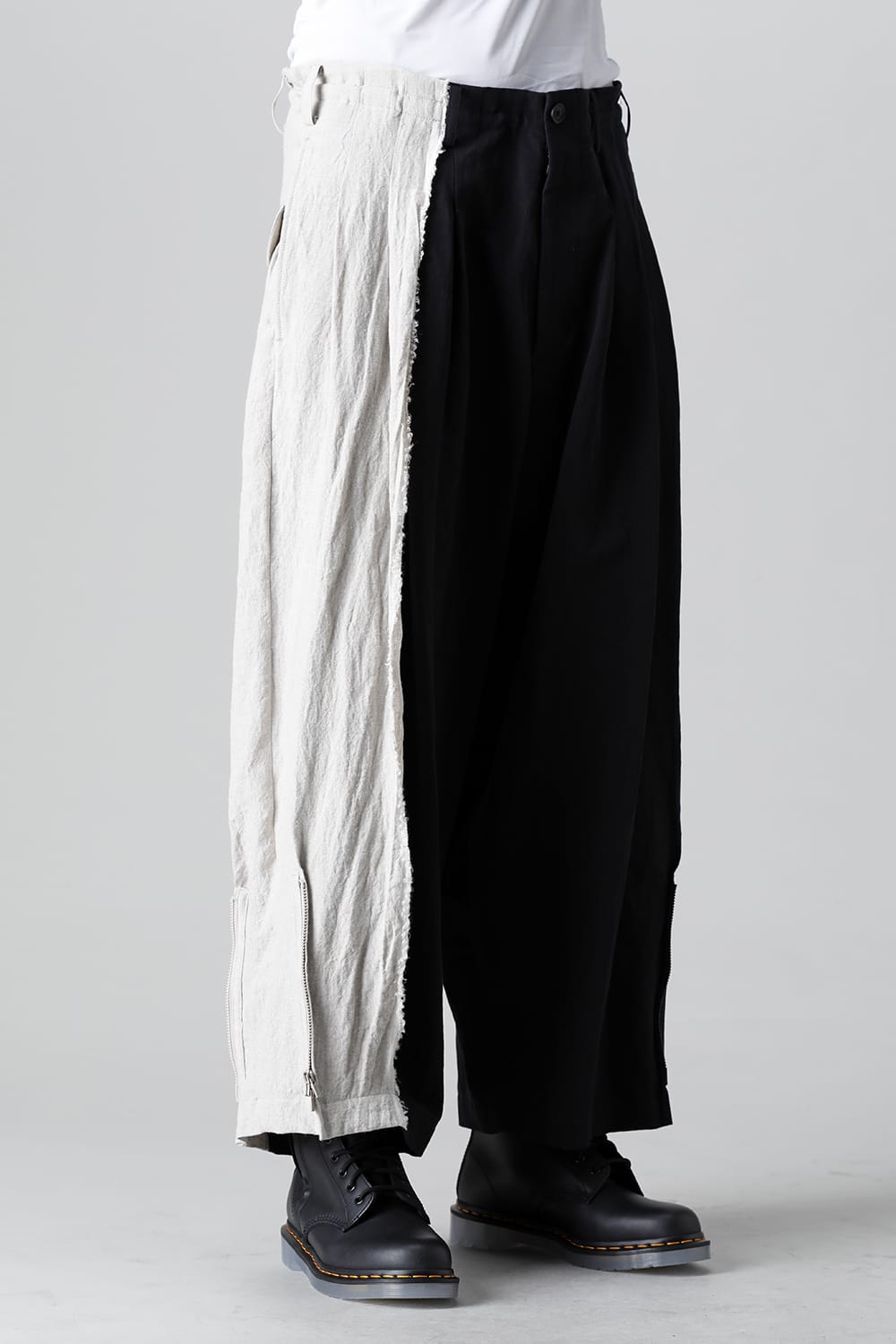 生成切脇ファスナーパンツ