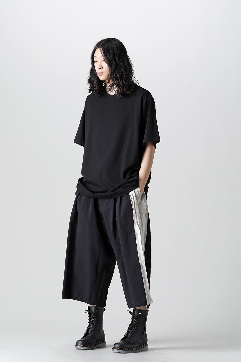 Round-Neck Half Sleeve T-Shirt  Black