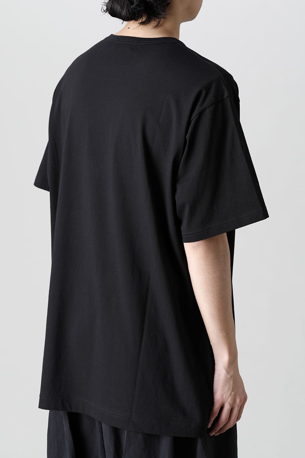 Round-Neck Half Sleeve T-Shirt  Black
