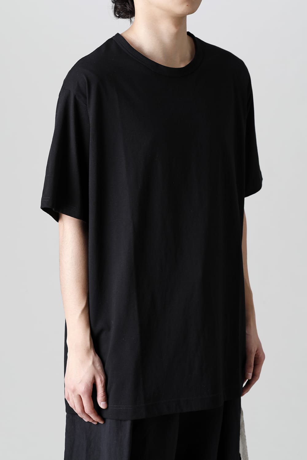Round-Neck Half Sleeve T-Shirt  Black