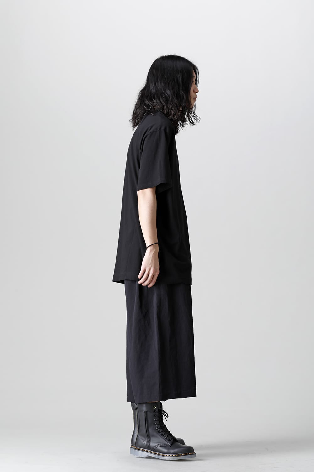 Round-Neck Half Sleeve T-Shirt  Black