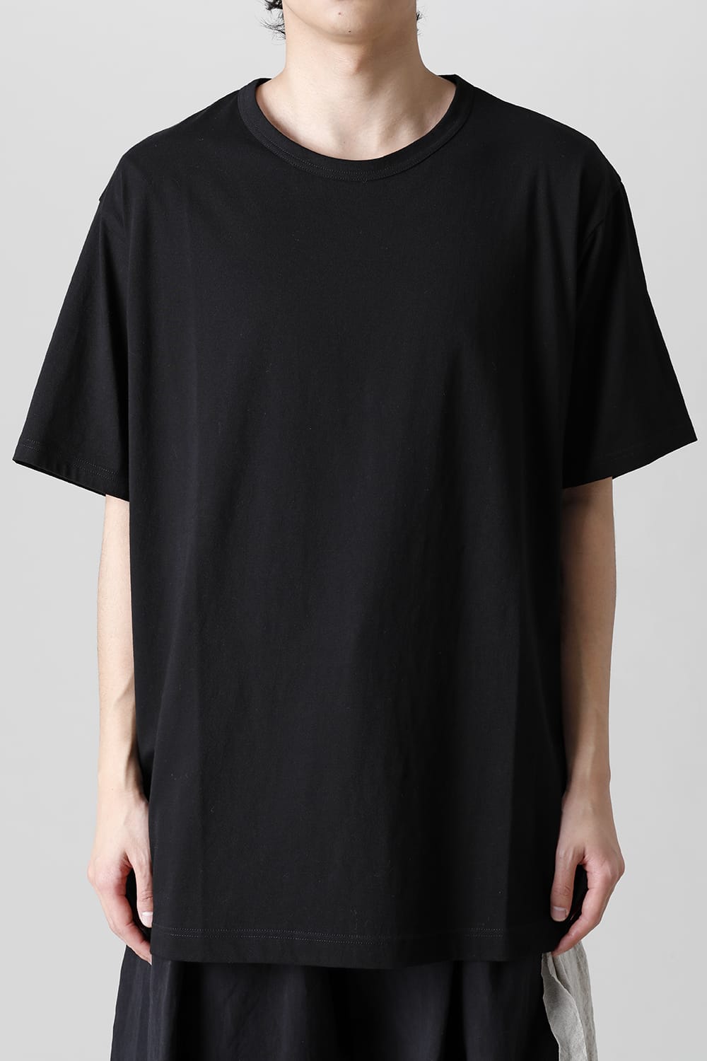 Round-Neck Half Sleeve T-Shirt  Black