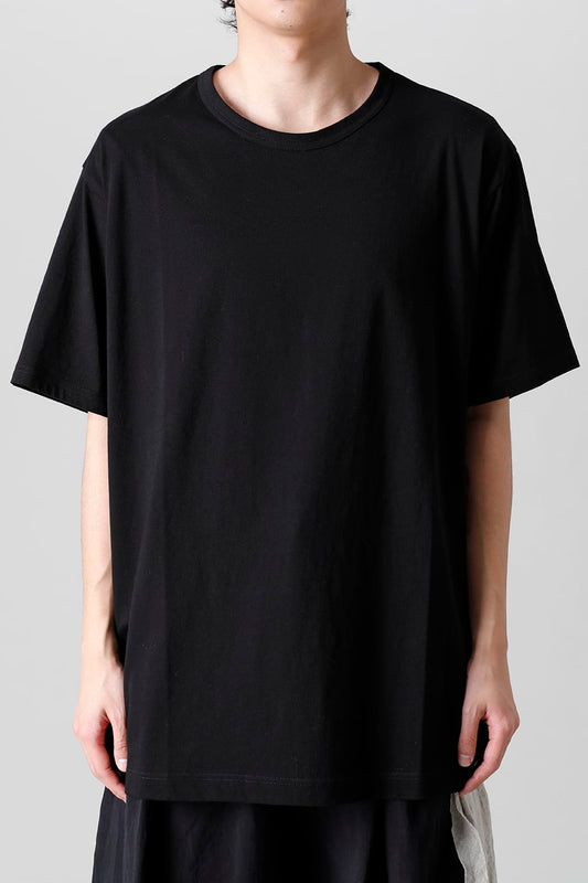 Round-Neck Half Sleeve T-Shirt  Black