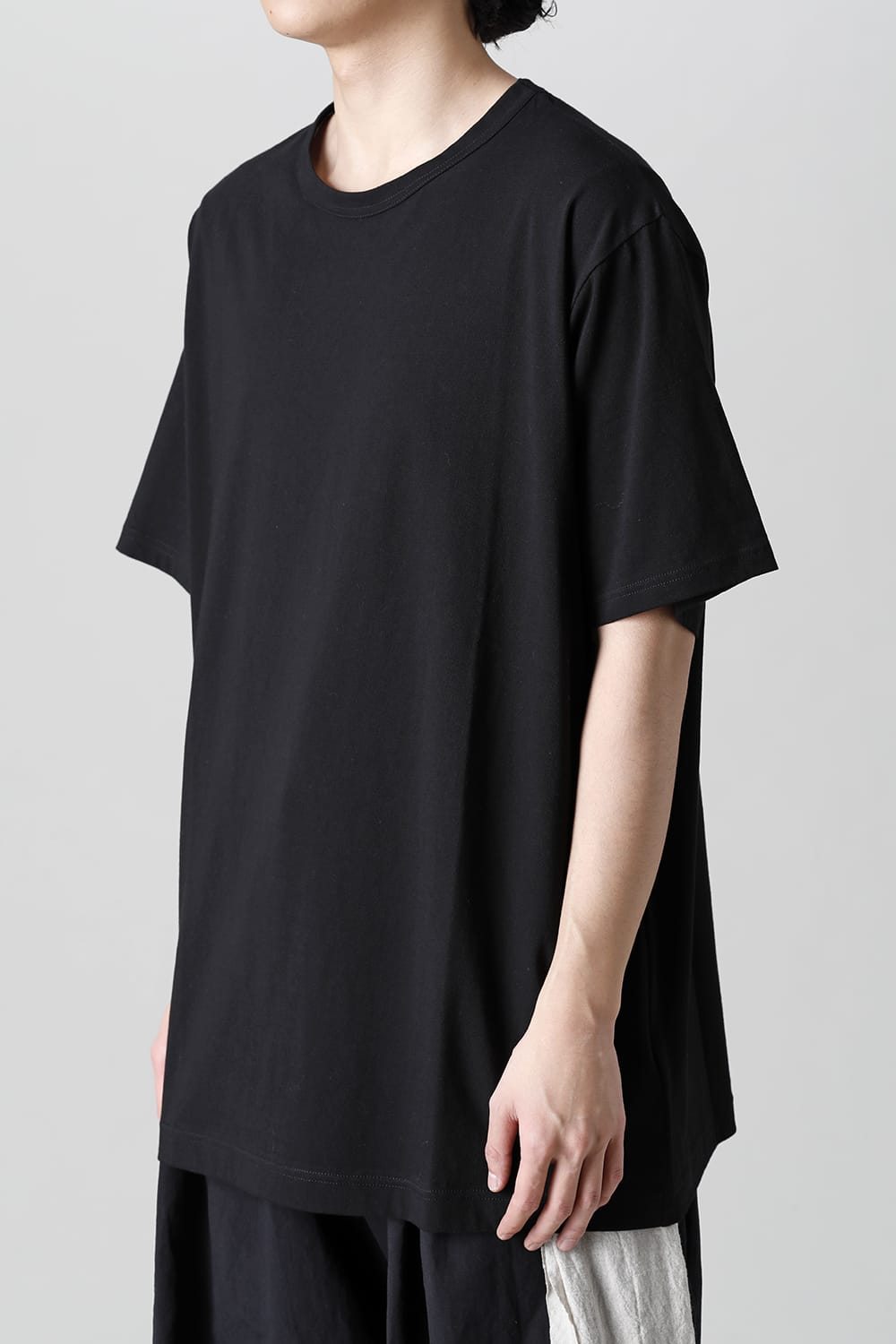 Round-Neck Half Sleeve T-Shirt  Black
