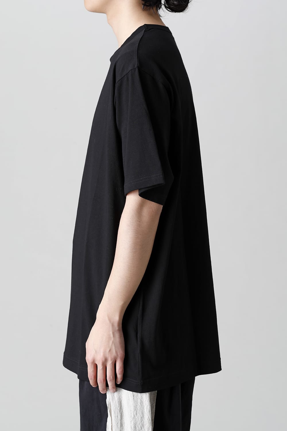Round-Neck Half Sleeve T-Shirt  Black
