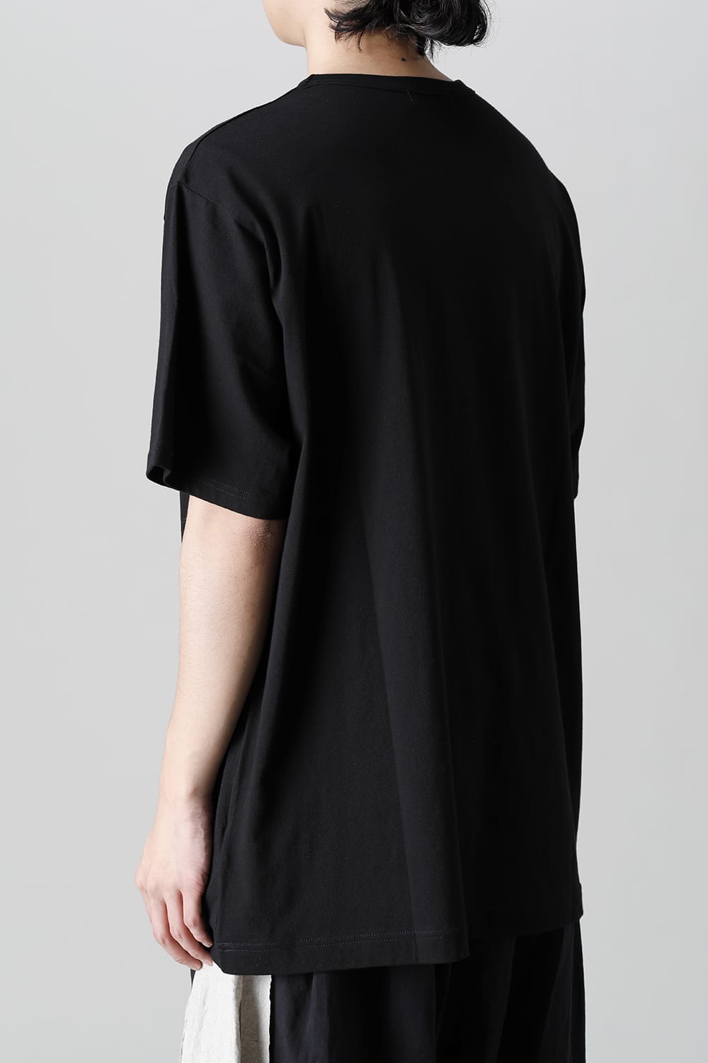 Round-Neck Half Sleeve T-Shirt  Black