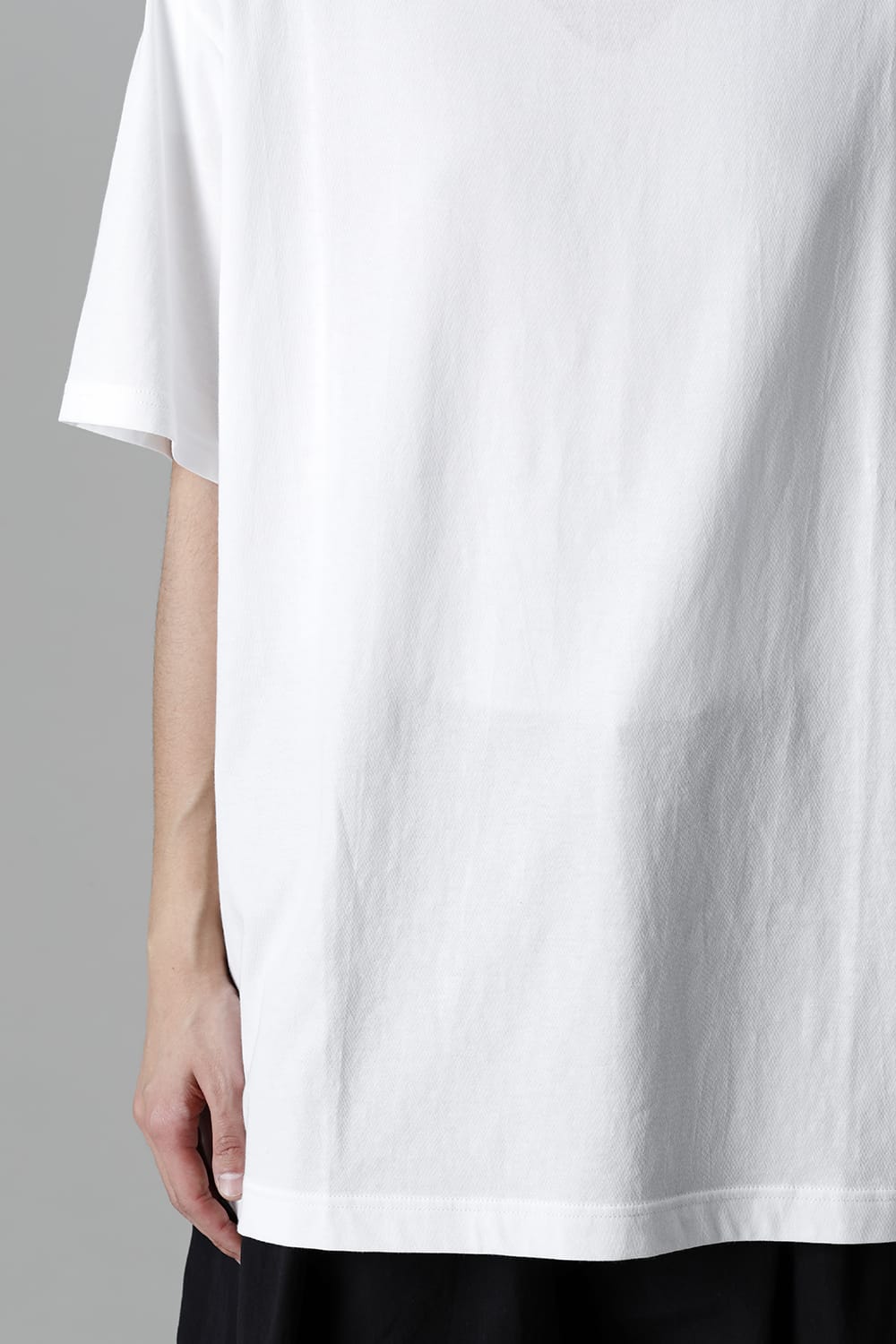 Round-Neck Half Sleeve T-Shirt  White