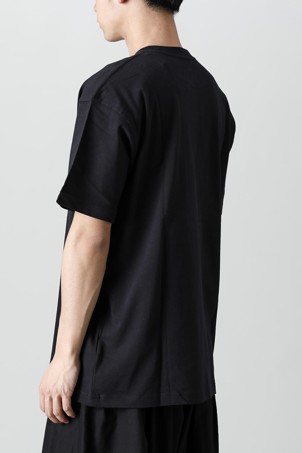 New Era × Yohji Yamamoto Crow Print Short Sleeve Tee