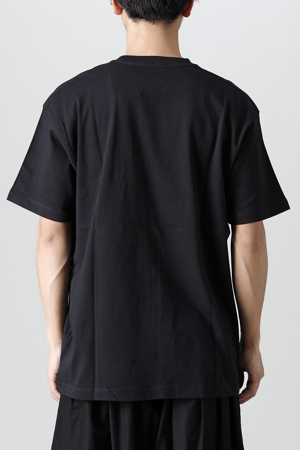 New Era × Yohji Yamamoto Crow Print Short Sleeve Tee