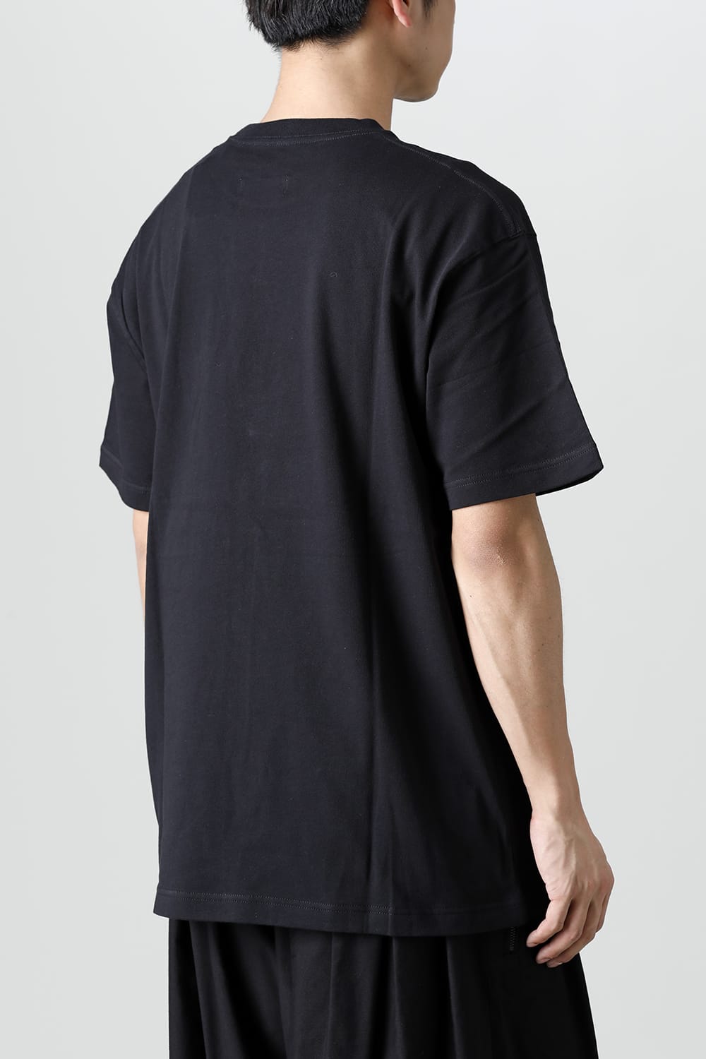 New Era × Yohji Yamamoto Crow Print Short Sleeve Tee