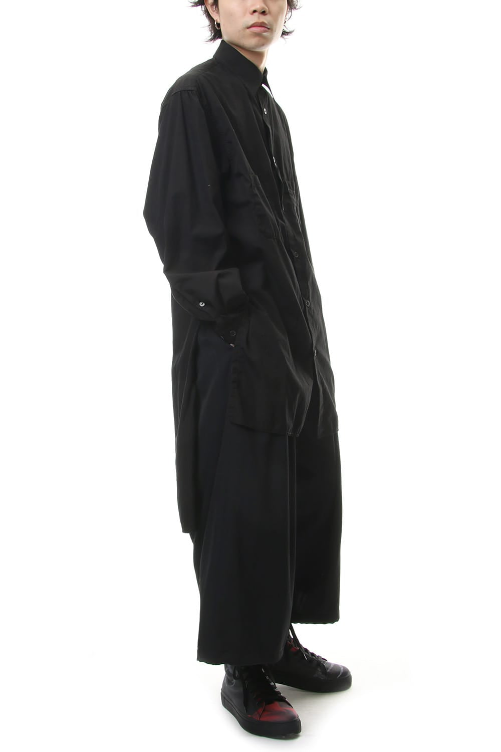 Ring sewing Washed Long Back Body Blouse