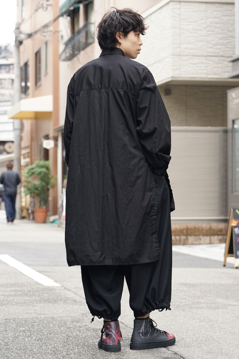 Ring sewing Washed Long Back Body Blouse