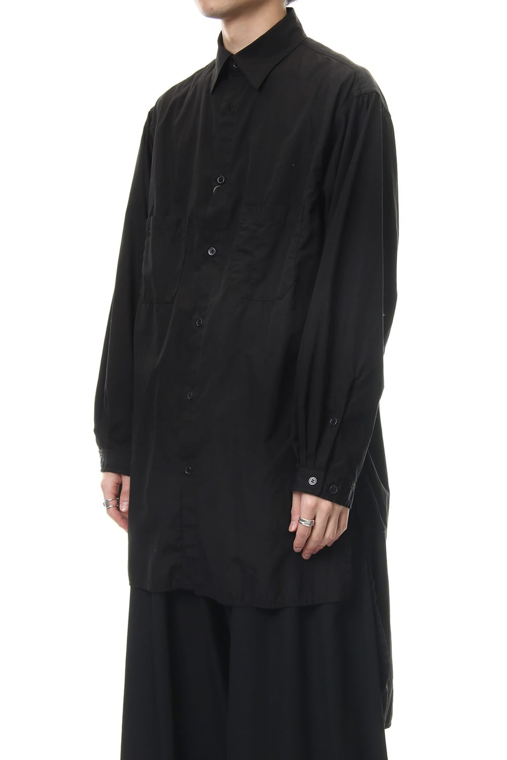 Ring sewing Washed Long Back Body Blouse