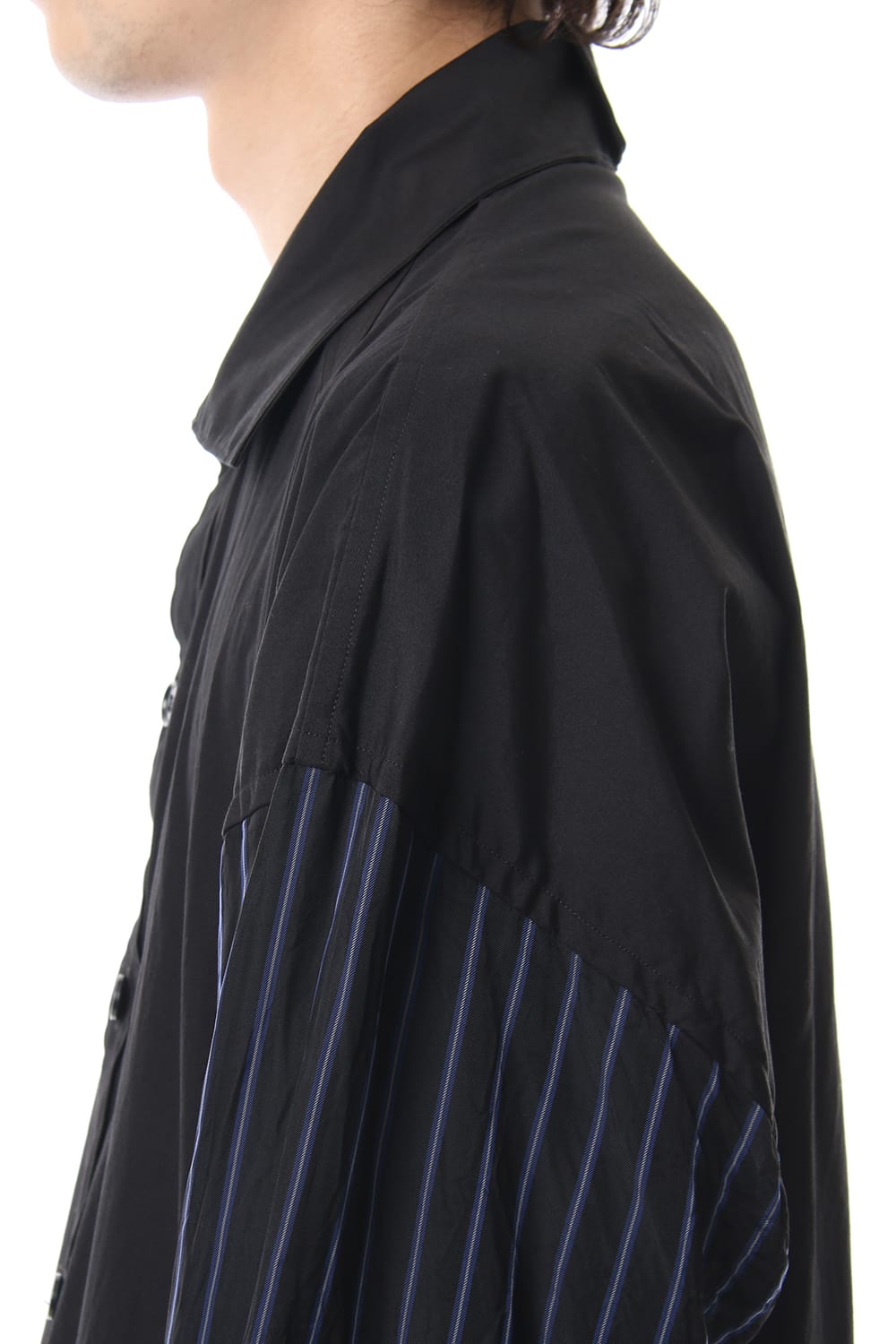 Products dyed Stripe Sleeve Shirts