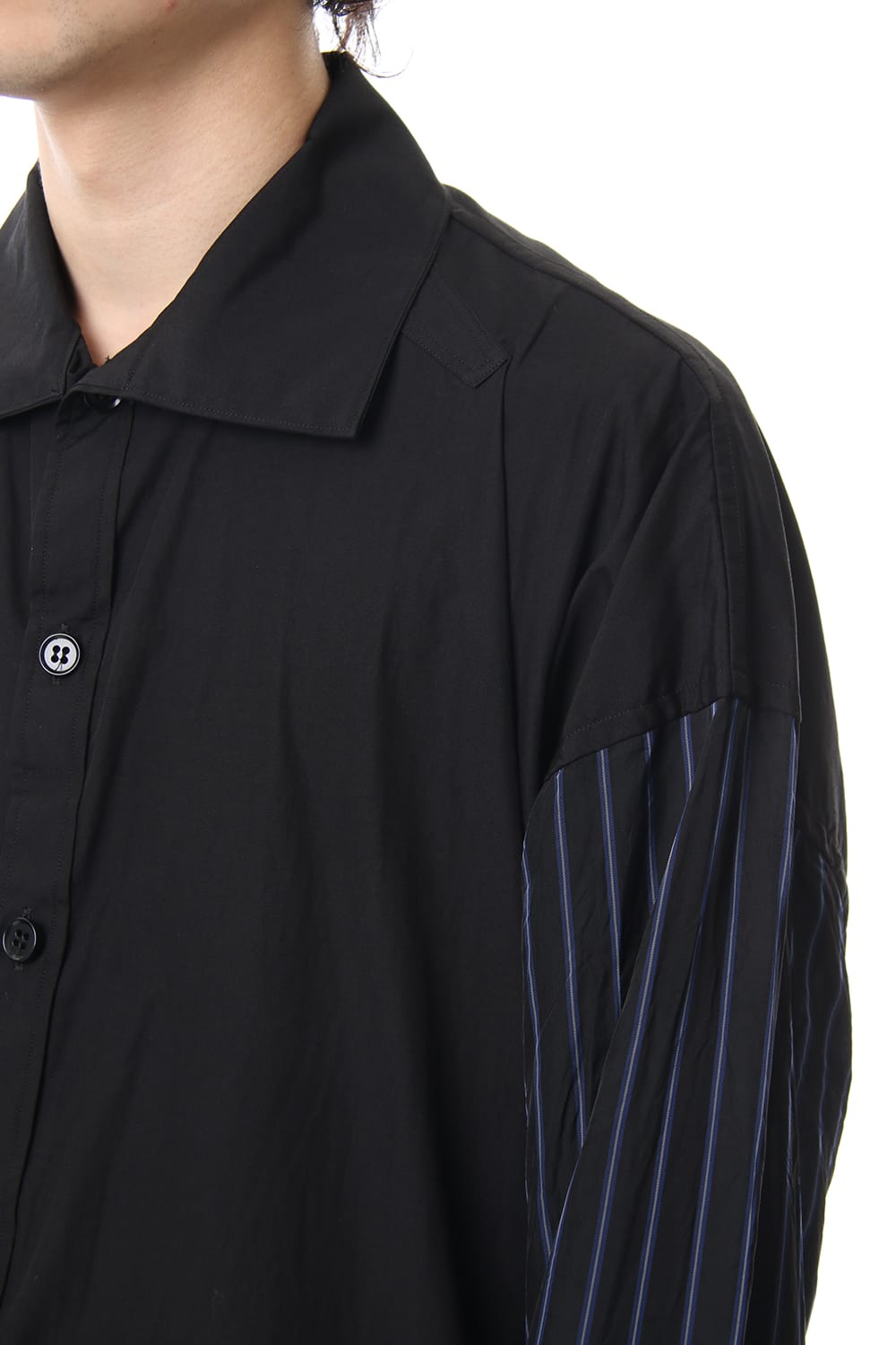 Products dyed Stripe Sleeve Shirts