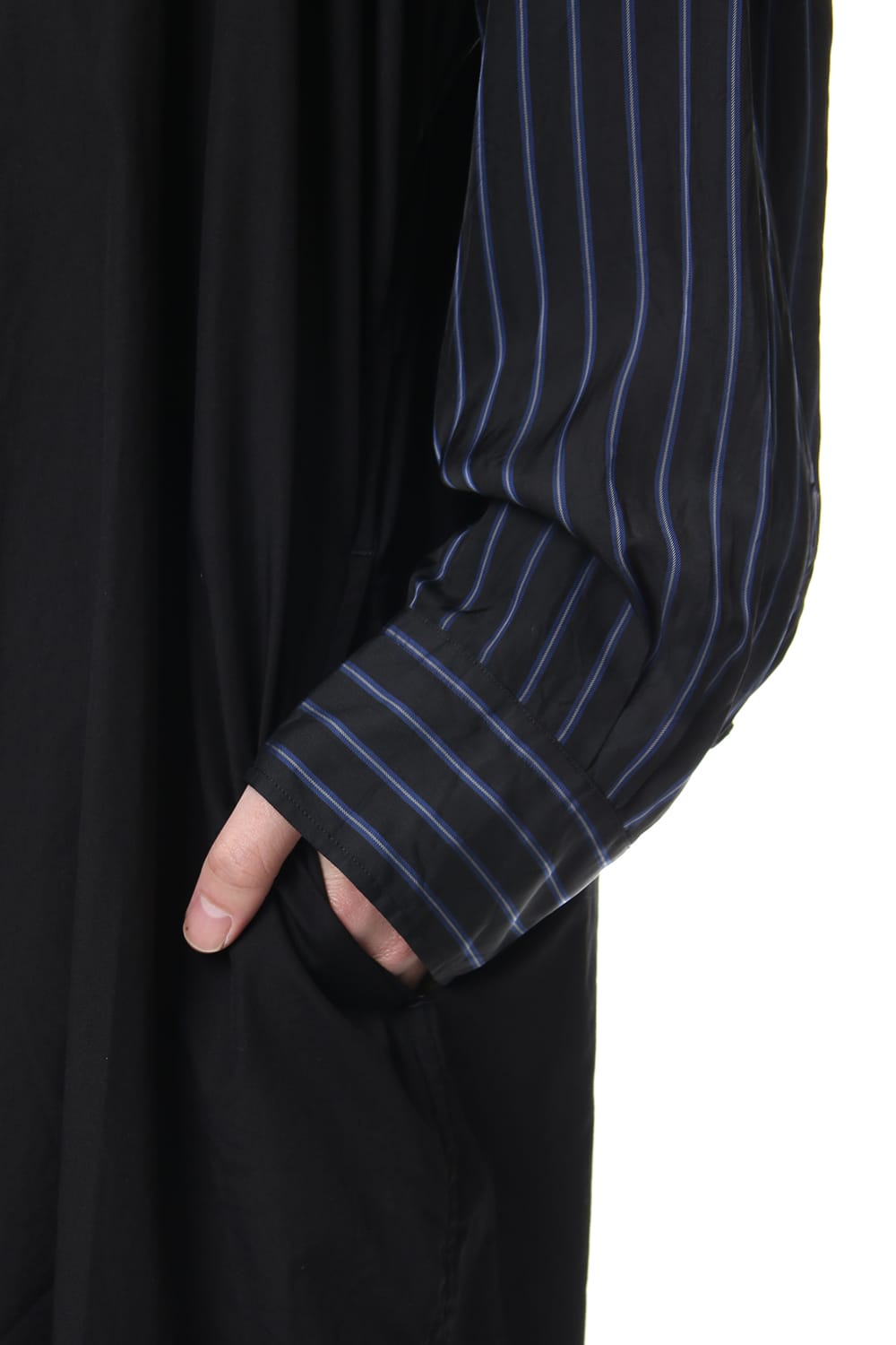 Products dyed Stripe Sleeve Shirts