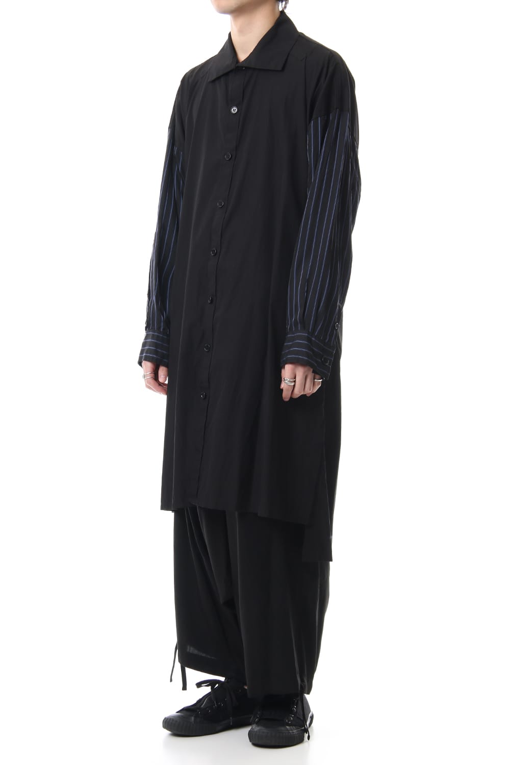 Products dyed Stripe Sleeve Shirts