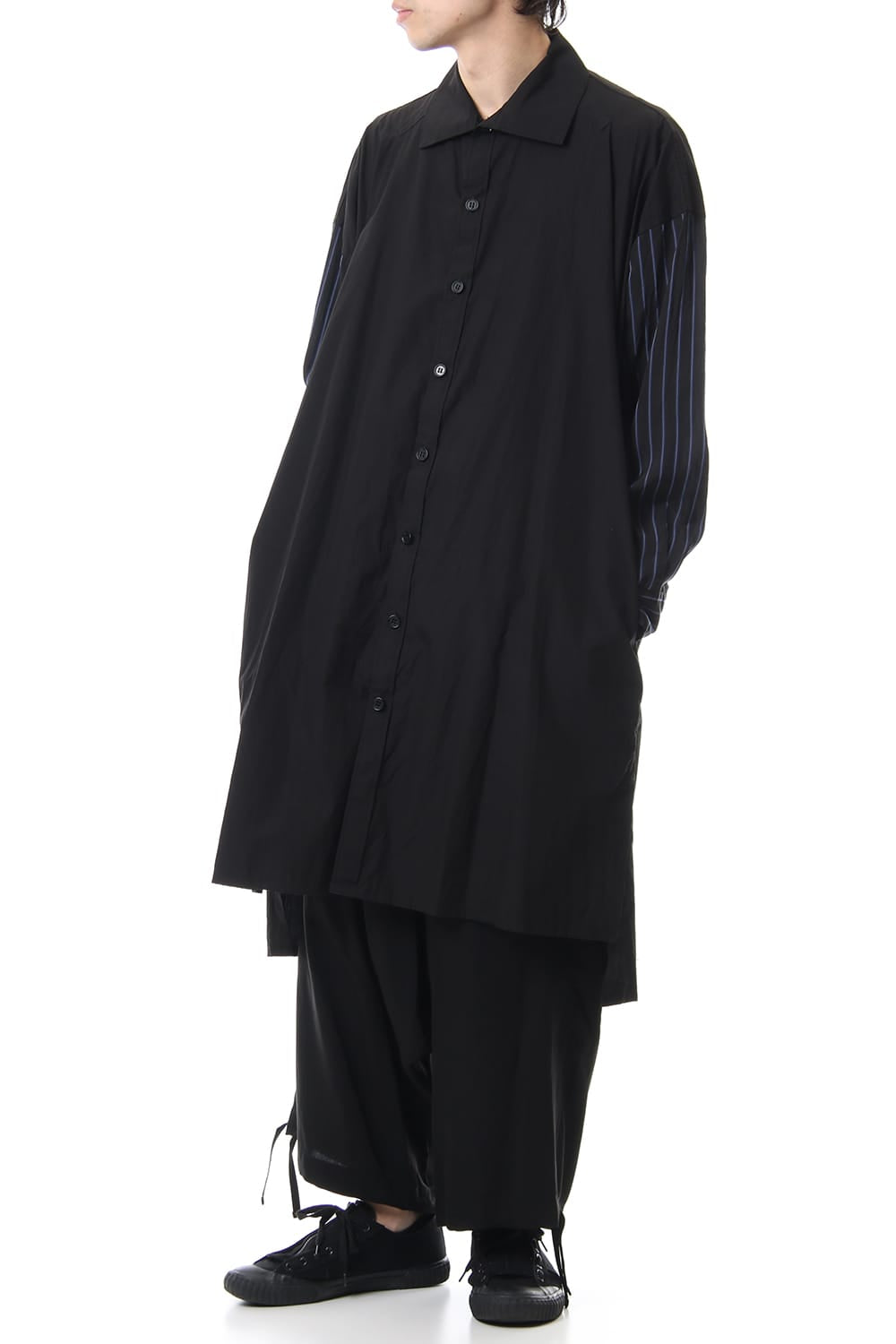 Products dyed Stripe Sleeve Shirts