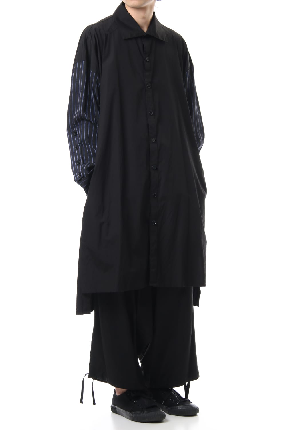 Products dyed Stripe Sleeve Shirts