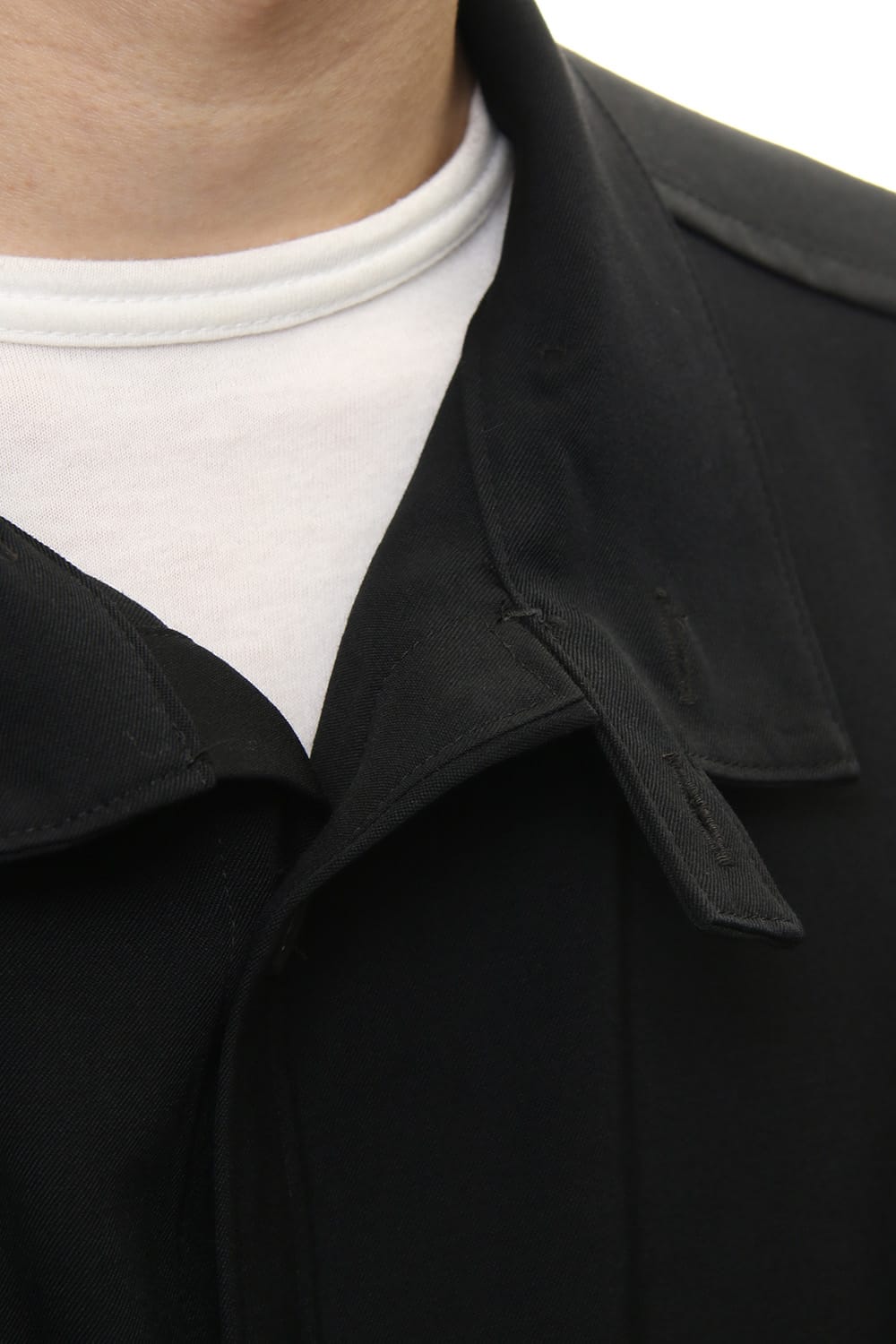 Long Blouse Wrinkled Gabardine