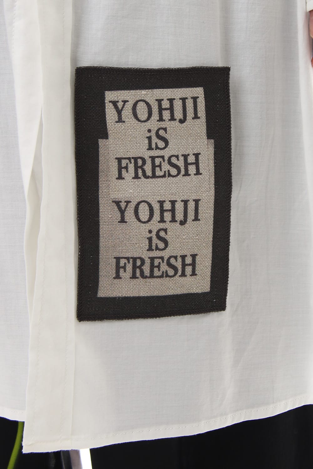 Ring Sewing Broadcloth Patchwork Shirt