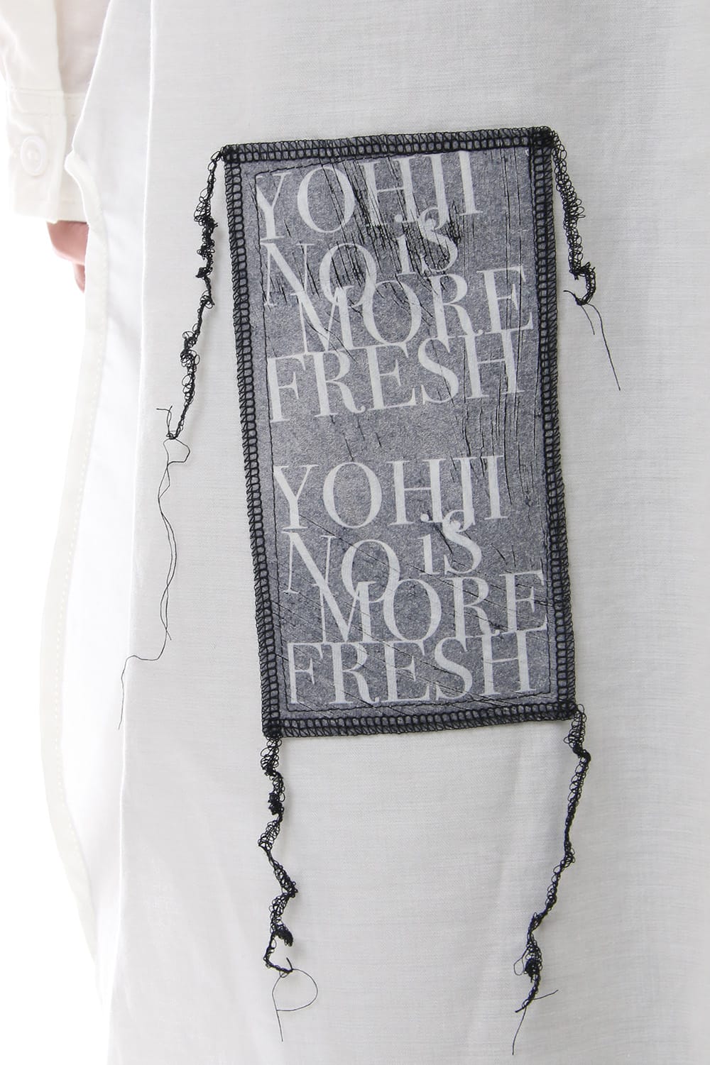 Ring Sewing Broadcloth Patchwork Shirt