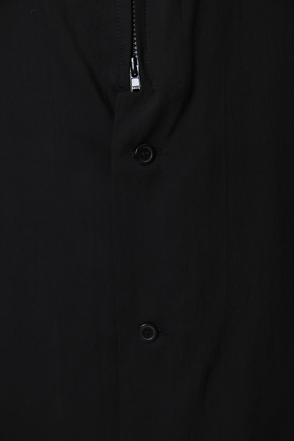 Left Plush Stand Collar Shirt 