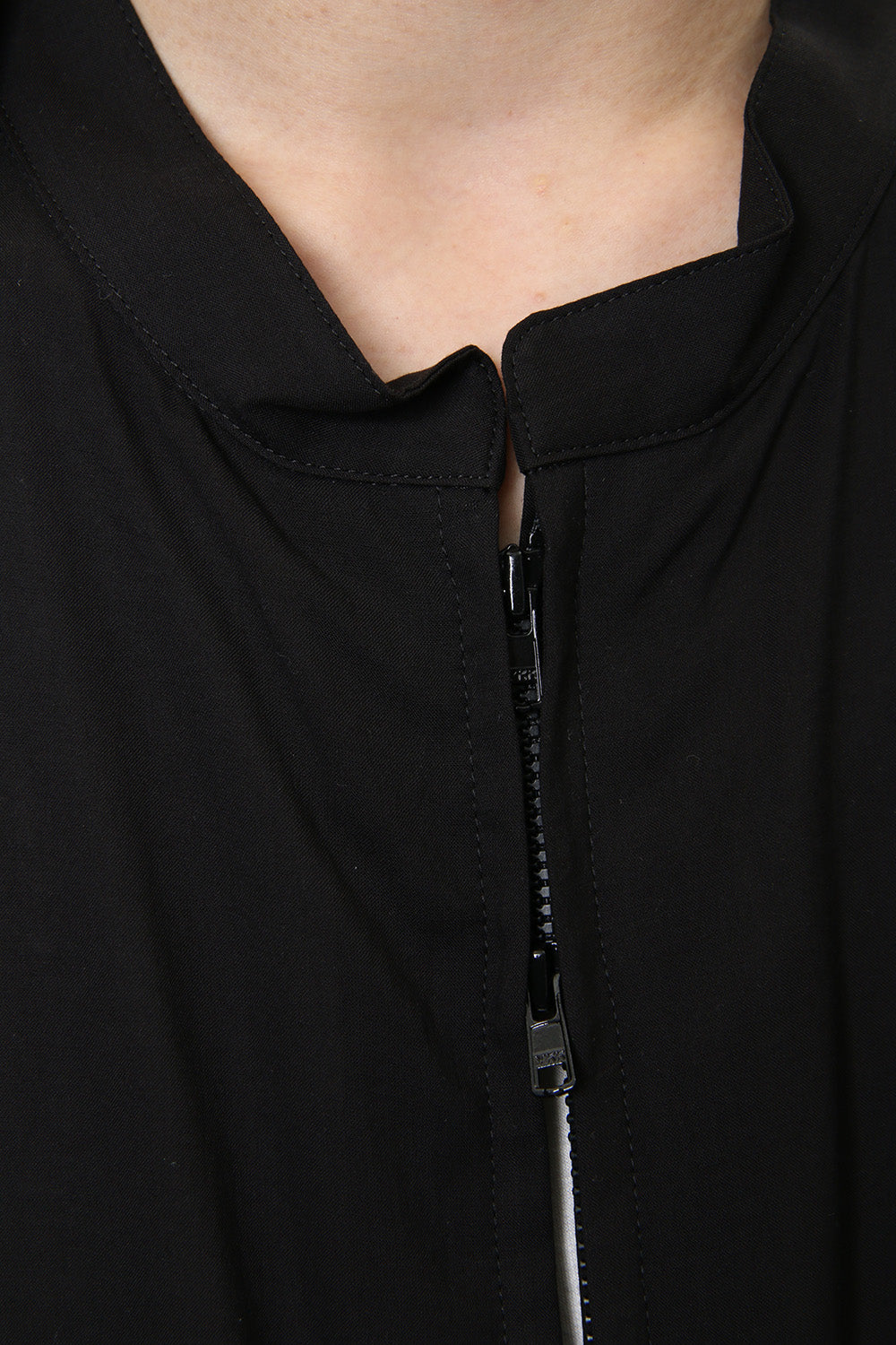 Left Plush Stand Collar Shirt 