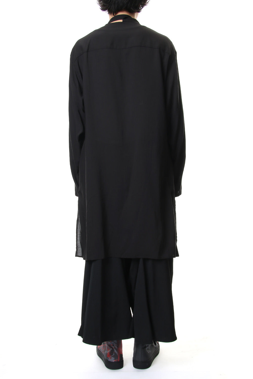 Left Plush Stand Collar Shirt 