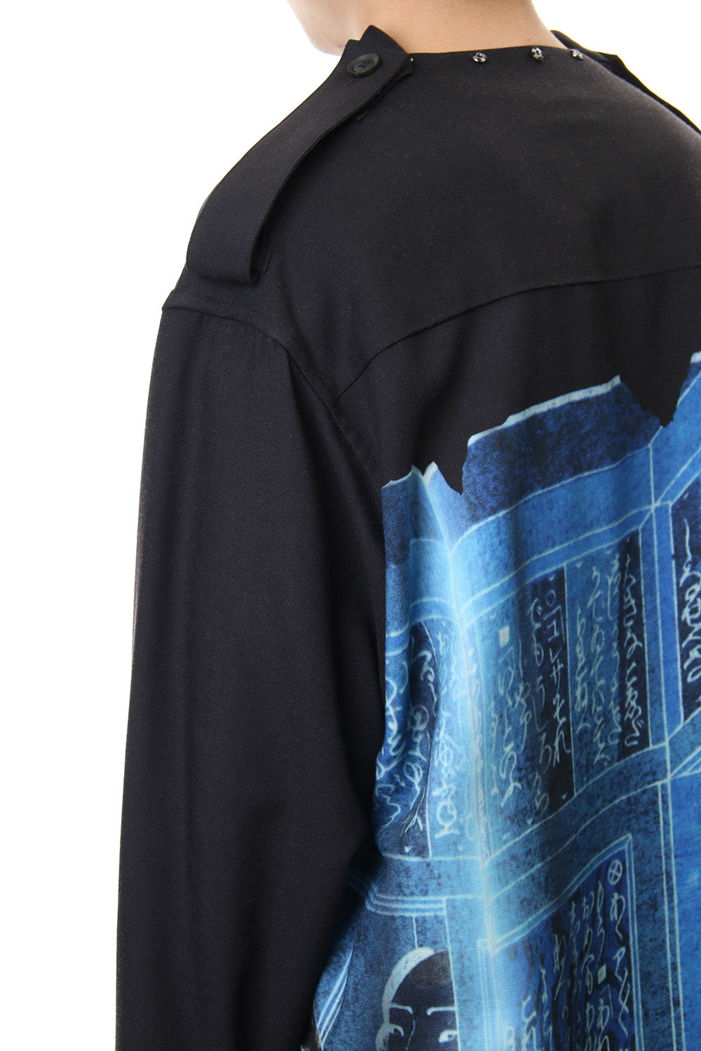 Plush Stand Collar Shirt