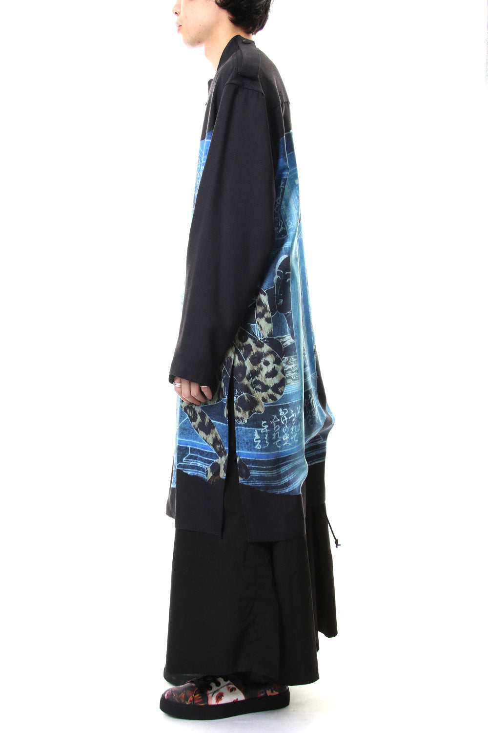 Plush Stand Collar Shirt